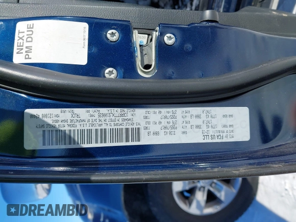 2020 Ram 1500 SLT z VIN 1C6RR7TTXLS100635, wystawiony jako IAAI lot #41314107 z przebiegiem 56 913 mil mil oraz . Historia ofert i sprzedaży dostępna na DreamBid. Obrazek 9.