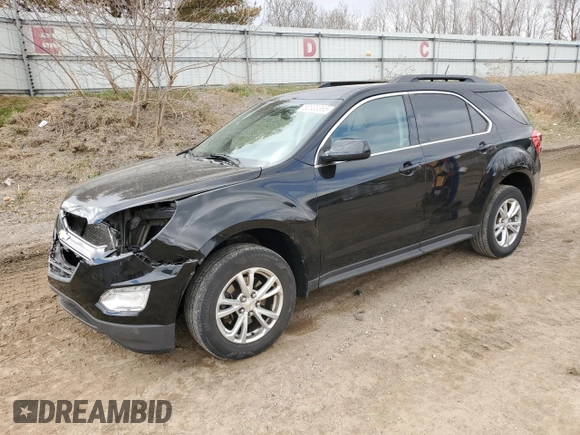 2017 Chevrolet Equinox LT with VIN 2GNALCEK2H1570063, listed as a Copart auction lot 52303365 with 111,455 mi miles and Salvage Title. Bid and sale history available at carsss.com. Image 1.