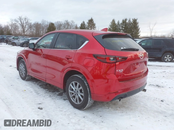 2025 Mazda CX-5 2.5 S Preferred Package with VIN JM3KFBCLXS0585270, listed as a IAAI auction lot 41410789 with 162 mi miles. Bid and sale history available at carsss.com. Image 3.
