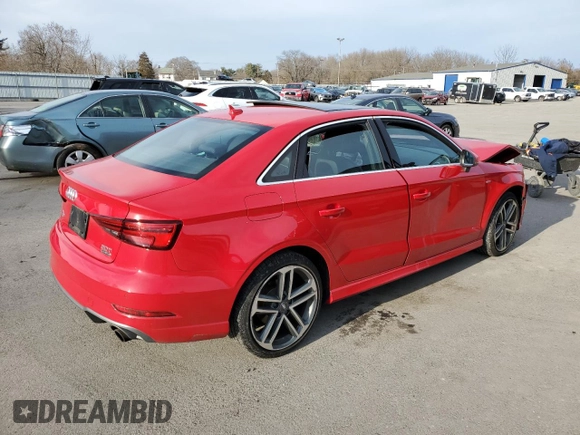 2018 Audi A3 Sedan Premium Plus with VIN WAUJ8GFFXJ1004163, listed as a Copart auction lot 42834264 with 58,556 mi miles. Bid and sale history available at carsss.com. Image 3.