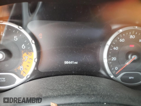 2017 Jeep Renegade Latitude with VIN ZACCJBBB5HPE42766, listed as a Copart auction lot 61397165 with 98,441 mi miles and Salvage title. Bid and sale history available at DreamBid. Image 9.