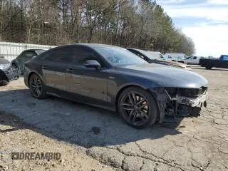 2015 Audi A7 3.0 Prestige with VIN WAU2GAFC2FN063296, listed as a Copart auction lot 43874424 with 99,370 mi miles. Bid and sale history available at carsss.com. Image 4.