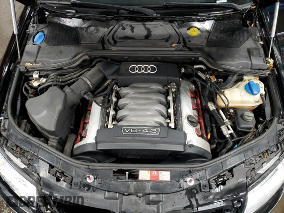 2004 Audi A8 with VIN WAUML44E44N013636, listed as a Copart auction lot 85742224 with 157,415 mi miles and Salvage title. Bid and sale history available at DreamBid. Image 11.