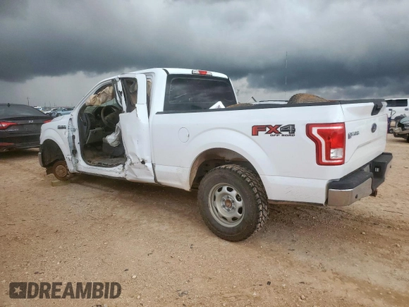 2017 Ford F-150 XL with VIN 1FTFX1EFXHKC75996, listed as a Copart auction lot 63468885 with 83,057 mi miles and Salvage title. Bid and sale history available at DreamBid. Image 2.