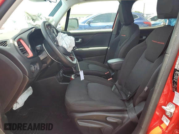 2020 Jeep Renegade Trailhawk with VIN ZACNJBC19LPL45977, listed as a Copart auction lot 50263085 with 104,709 mi miles and Non repairable. Bid and sale history available at DreamBid. Image 7.