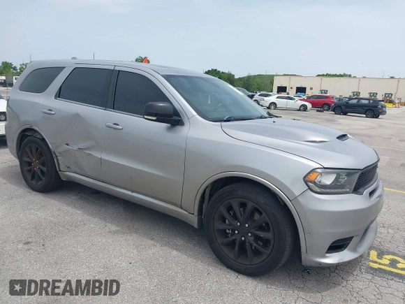 2018 Dodge Durango R/T with VIN 1C4SDJCT3JC497702, listed as a IAAI auction lot 42424728 with 155,727 mi miles and . Bid and sale history available at DreamBid. Image 1.