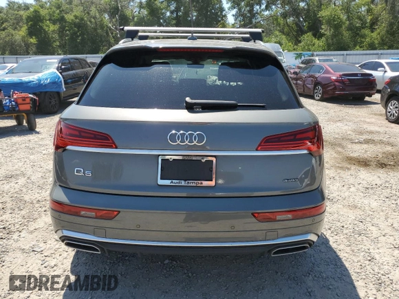 2023 Audi Q5 S line Prestige с VIN WA1FAAFY5P2029982, выставлен на аукционе Copart как лот 58247295 с пробегом 30 930 миль миль и Списание • Salvage title. История ставок и продаж доступна на DreamBid. Изображение 6.