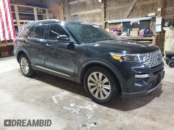 2020 Ford Explorer Limited with VIN 1FMSK8FH2LGB53663, listed as a Copart auction lot 43566905 with 72,226 mi miles and Salvage Title. Bid and sale history available at carsss.com. Image 4.