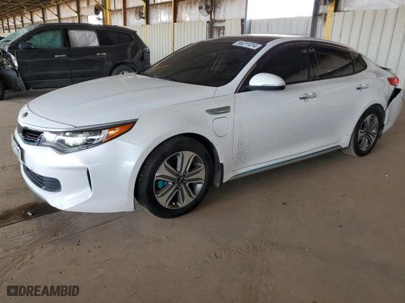 2017 Kia Optima Plug-In Hybrid EX with VIN KNAGV4LD6H5010629, listed as a Copart auction lot 66311014 with NaN miles and Salvage Title. Bid and sale history available at carsss.com. Image 1.
