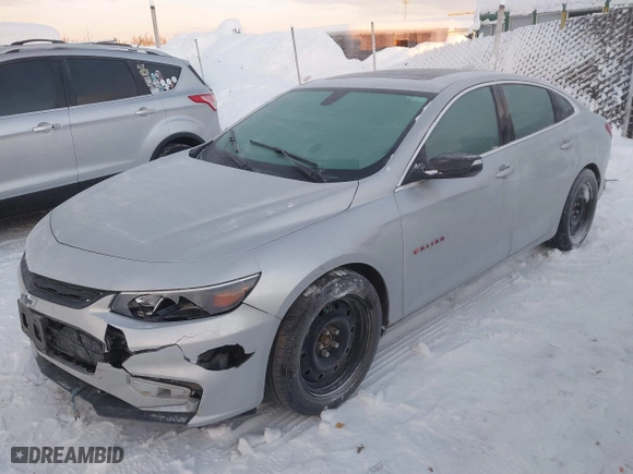 2018 Chevrolet Malibu LT with VIN 1G1ZD5ST4JF230650, listed as a IAAI auction lot 41265056 with 1 mi miles. Bid and sale history available at carsss.com. Image 2.