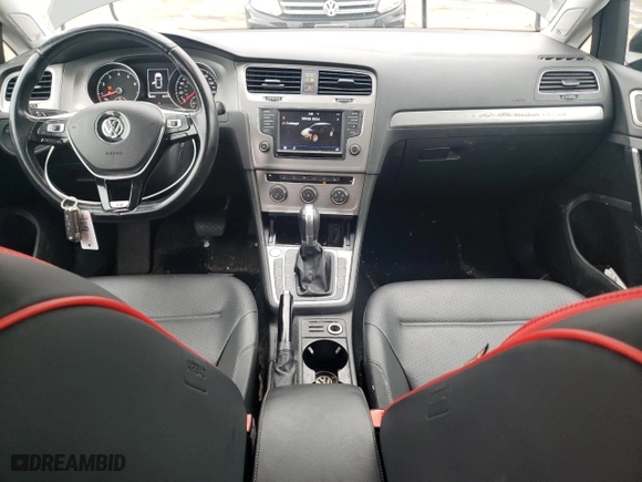 2017 Volkswagen Golf S with VIN 3VW217AU2HM018487, listed as a Copart auction lot 52799405 with 58,434 mi miles and Salvage Title. Bid and sale history available at carsss.com. Image 8.
