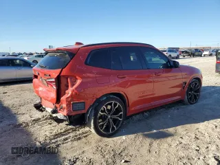 2020 BMW X3 M Competition with VIN 5YMTS0C03LLT10995, listed as a Copart auction lot 46398865 with 38,094 mi miles and Salvage Title. Bid and sale history available at carsss.com. Image 3.