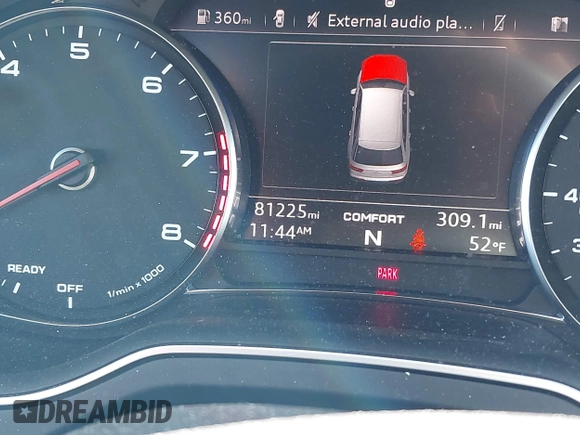 2018 Audi Q7 Premium Plus with VIN WA1LHAF76JD003831, listed as a IAAI auction lot 41781410 with 81,225 mi miles. Bid and sale history available at carsss.com. Image 15.