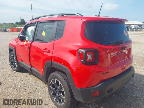 2023 Jeep Renegade Upland with VIN ZACNJDB10PPP69468, listed as a IAAI auction lot 42702802 with Not provided miles and . Bid and sale history available at DreamBid. Image 3.