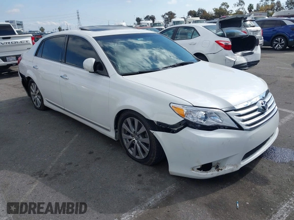 2011 Toyota Avalon with VIN 4T1BK3DB5BU403902, listed as a IAAI auction lot 41472945 with 175,685 mi miles and . Bid and sale history available at DreamBid. Image 1.
