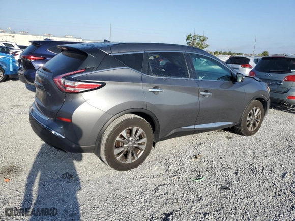 2015 Nissan Murano SV with VIN 5N1AZ2MG5FN224336, listed as a Copart auction lot 51897145 with 90,544 mi miles and Salvage Title. Bid and sale history available at carsss.com. Image 3.