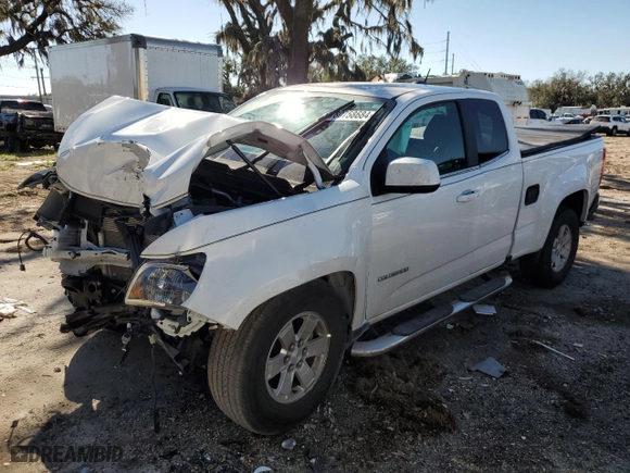 2020 Chevrolet Colorado 2WD Work Truck with VIN 1GCHSBEA6L1247144, listed as a Copart auction lot 80758684 with 35,278 mi miles and Non Repairable. Bid and sale history available at carsss.com. Image 1.