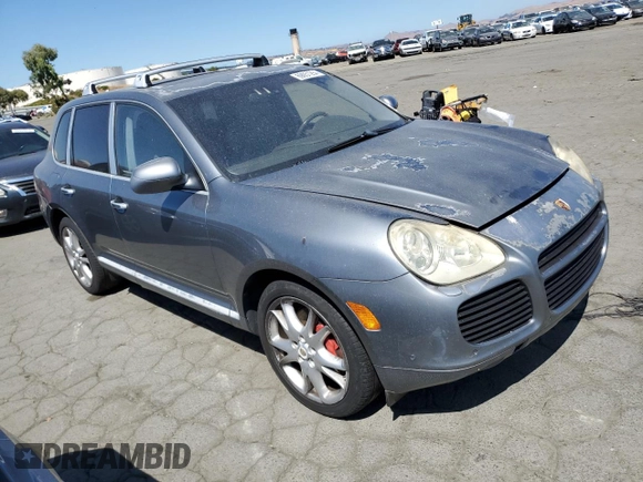 2004 Porsche Cayenne Turbo with VIN WP1AC29P74LA93108, listed as a Copart auction lot 69051284 with Not provided miles and Clean title. Bid and sale history available at DreamBid. Image 4.