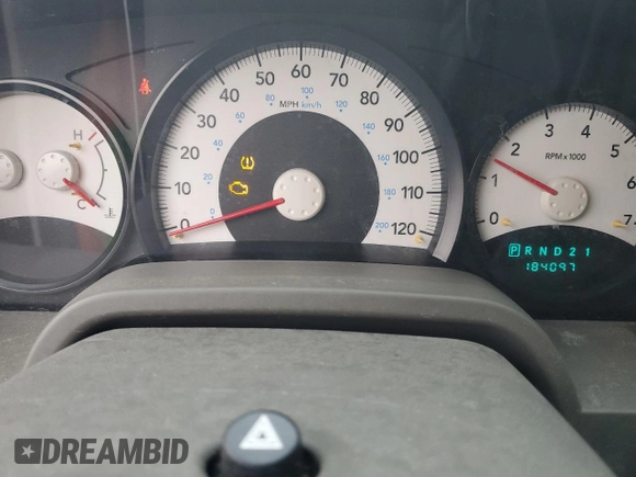 2011 Ram Dakota Bighorn/Lonestar with VIN 1D7RW3GP7BS638740, listed as a Copart auction lot 88751675 with 184,097 mi miles and Salvage Title. Bid and sale history available at carsss.com. Image 9.