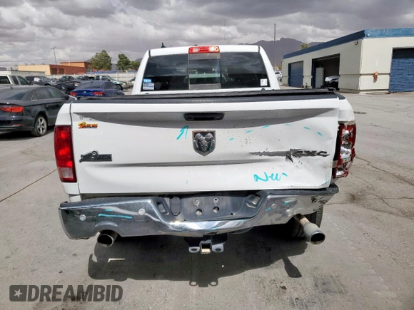 2018 Ram 1500 Outdoorsman with VIN 1C6RR7TT1JS271884, listed as a Copart auction lot 59052895 with 114,410 mi miles and Salvage title. Bid and sale history available at DreamBid. Image 6.