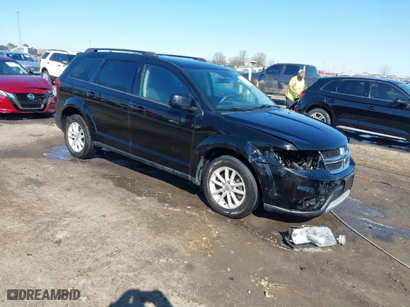 2016 Dodge Journey SXT with VIN 3C4PDDBGXGT216066, listed as a IAAI auction lot 41679025 with 123,265 mi miles. Bid and sale history available at carsss.com. Image 1.