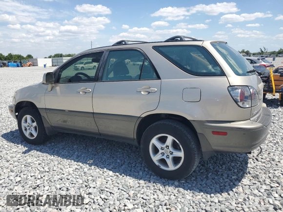 2002 Lexus RX 300 with VIN JTJGF10UX20126100, listed as a Copart auction lot 55652345 with 233,477 mi miles and Clean title. Bid and sale history available at DreamBid. Image 2.