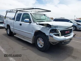 2002 GMC Sierra 1500 SLE with VIN 2GTEK19TX21255426, listed as a IAAI auction lot 42339112 with 149,078 mi miles and . Bid and sale history available at DreamBid. Image 1.