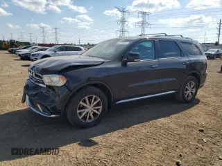 2016 Dodge Durango Limited z VIN 1C4RDJDG8GC374924, wystawiony jako Copart lot #63144445 z przebiegiem 153 484 mil mil oraz Szkoda całkowita • Salvage title. Historia ofert i sprzedaży dostępna na DreamBid. Obrazek 1.