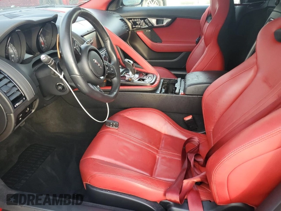 2014 Jaguar F-Type S with VIN SAJWA6FC1E8K01248, listed as a Copart auction lot 74448744 with Not Provided miles and Salvage Title. Bid and sale history available at DreamBid. Image 7.