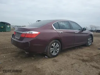 2013 Honda Accord Sdn LX with VIN 1HGCR2F39DA122566, listed as a Copart auction lot 49548655 with 112,437 mi miles and Salvage Title. Bid and sale history available at carsss.com. Image 3.