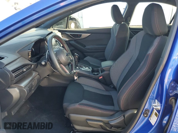 2023 Subaru WRX with VIN JF1VBAB60P8812195, listed as a Copart auction lot 50088245 with 22,588 mi miles and Salvage title. Bid and sale history available at DreamBid. Image 7.