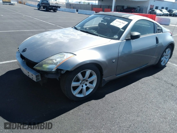 2004 Nissan 350Z Touring with VIN JN1AZ34D34T152953, listed as a IAAI auction lot 41446366 with 134,171 mi miles. Bid and sale history available at carsss.com. Image 13.