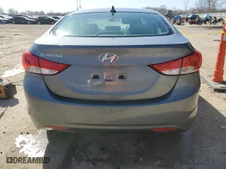2012 Hyundai Elantra GLS with VIN 5NPDH4AE1CH129139, listed as a Copart auction lot 48070545 with 57,421 mi miles and Salvage Title. Bid and sale history available at carsss.com. Image 6.