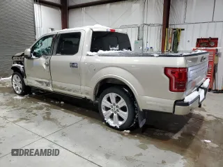2017 Ford F-150 XL with VIN 1FTEW1EG1HFA53931, listed as a Copart auction lot 44561815 with 134,268 mi miles and Salvage Title. Bid and sale history available at carsss.com. Image 2.