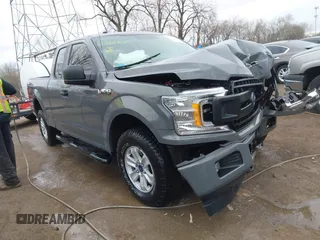 2018 Ford F-150 XL with VIN 1FTEX1EP1JFB25097, listed as a IAAI auction lot 41820009 with 137,138 mi miles and . Bid and sale history available at DreamBid. Image 1.