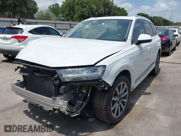2017 Audi Q7 Premium Plus with VIN WA1LHAF79HD037532, listed as a IAAI auction lot 42549373 with 50,076 mi miles and . Bid and sale history available at DreamBid. Image 22.