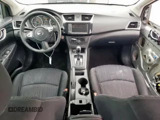 2019 Nissan Sentra SV with VIN 3N1AB7AP0KL613084, listed as a Copart auction lot 55514075 with 115,051 mi miles and Salvage Title. Bid and sale history available at DreamBid. Image 8.