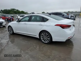 2017 Genesis G80 3.8L with VIN KMHGN4JE8HU171385, listed as a Copart auction lot 51941655 with 233,004 mi miles and Clean Title. Bid and sale history available at carsss.com. Image 2.