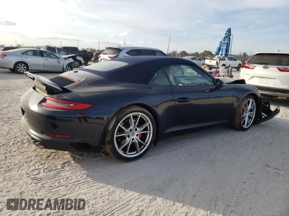 2017 Porsche 911 Carrera S with VIN WP0CB2A96HS154969, listed as a Copart auction lot 41140404 with 24,559 mi miles. Bid and sale history available at carsss.com. Image 3.