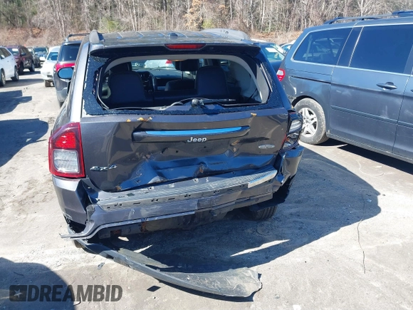 2016 Jeep Compass High Altitude Edition with VIN 1C4NJDEB2GD746490, listed as a IAAI auction lot 41704628 with 95,732 mi miles. Bid and sale history available at carsss.com. Image 6.