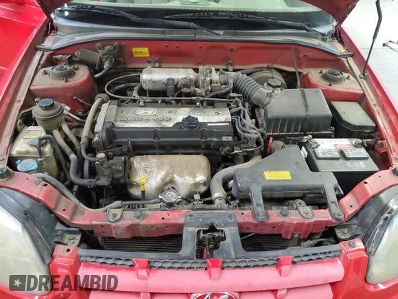 2005 Hyundai Accent GLS with VIN KMHCG45C05U661607, listed as a Copart auction lot 71812814 with 238,630 mi miles and Salvage Title. Bid and sale history available at carsss.com. Image 11.