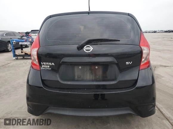 2017 Nissan Note SV with VIN 3N1CE2CP2HL376753, listed as a Copart auction lot 51591285 with 70,944 mi miles and Salvage Title. Bid and sale history available at DreamBid. Image 6.