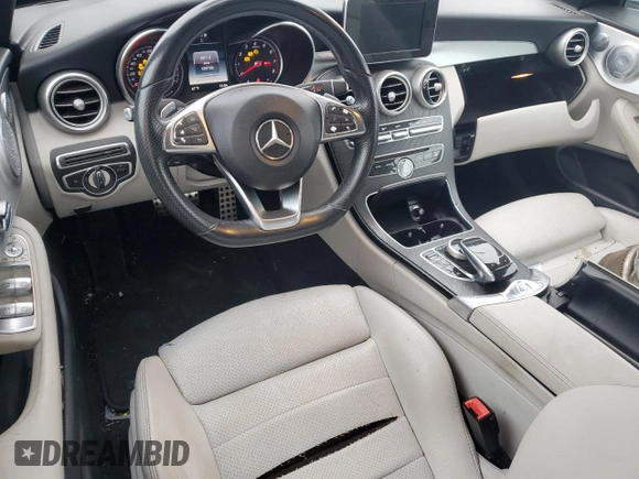 2018 Mercedes-Benz C 300 with VIN WDDWK4JB4JF603582, listed as a Copart auction lot 50948405 with 128,736 mi miles and Clean Title. Bid and sale history available at DreamBid. Image 8.
