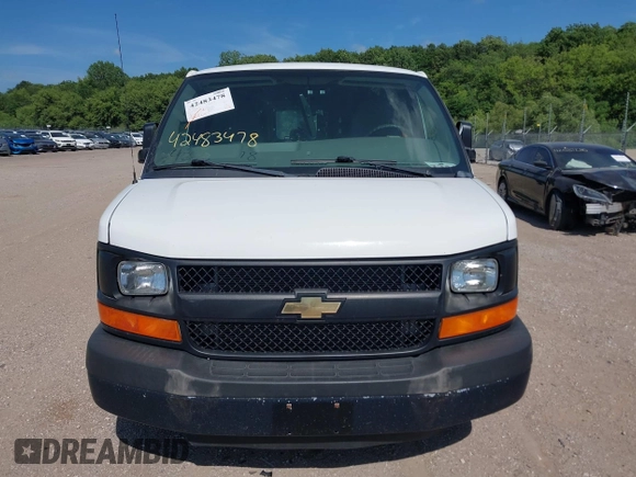 2014 Chevrolet Express Cargo with VIN 1GCSGAFX5E1152985, listed as a IAAI auction lot 42483478 with 208,518 mi miles and . Bid and sale history available at DreamBid. Image 12.