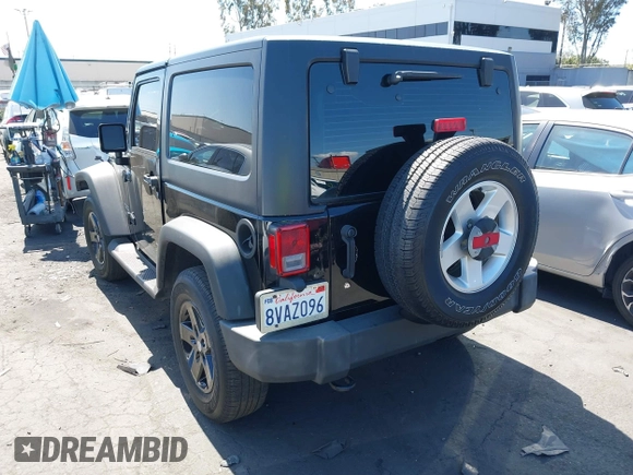 2017 Jeep Wrangler Sport with VIN 1C4AJWAG2HL588381, listed as a IAAI auction lot 41923173 with 86,095 mi miles and . Bid and sale history available at DreamBid. Image 3.