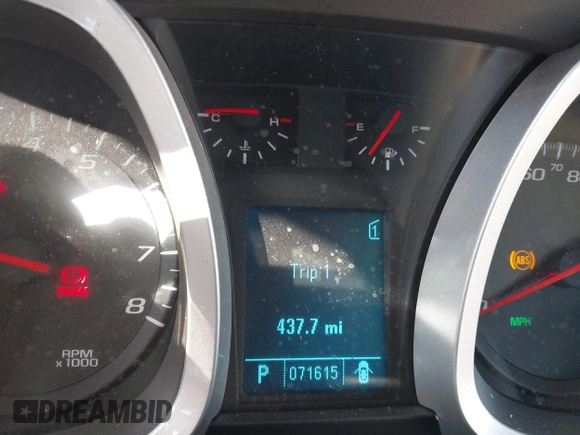 2010 Chevrolet Equinox LS with VIN 2CNFLCEW0A6407367, listed as a IAAI auction lot 41785801 with 71,615 mi miles. Bid and sale history available at carsss.com. Image 7.