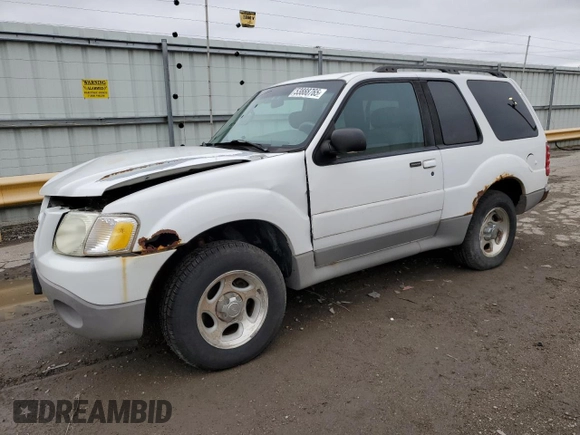 2003 Ford Explorer Sport XLS with VIN 1FMYU60E63UA24544, listed as a Copart auction lot 53888765 with 263,249 mi miles and Salvage title. Bid and sale history available at DreamBid. Image 1.
