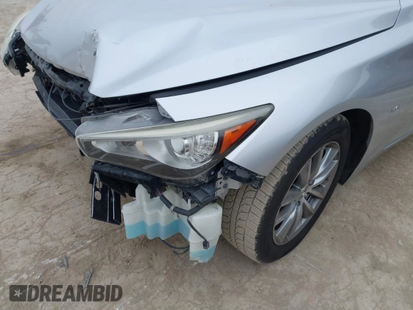 2016 Infiniti Q50 with VIN JN1EV7AR5GM344250, listed as a IAAI auction lot 41629267 with 88,254 mi miles and . Bid and sale history available at DreamBid. Image 6.