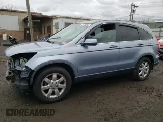 2009 Honda CR-V EX-L with VIN JHLRE48799C013166, listed as a Copart auction lot 52536345 with 202,259 mi miles and Salvage Title. Bid and sale history available at carsss.com. Image 1.
