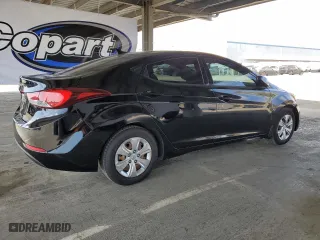 2016 Hyundai Elantra SE with VIN KMHDH4AE6GU512288, listed as a Copart auction lot 53707605 with 198,927 mi miles and Clean Title. Bid and sale history available at carsss.com. Image 3.